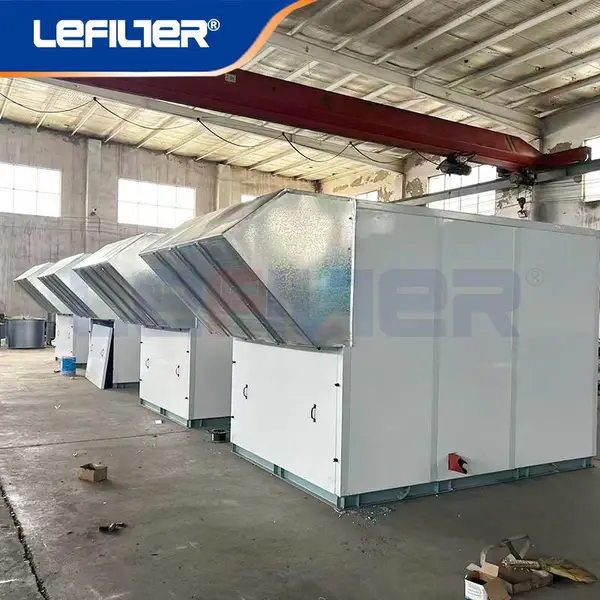 利菲尔特 自洁式沙尘机组 20000m?/h 戈壁电厂 多级过滤燃气轮机进气