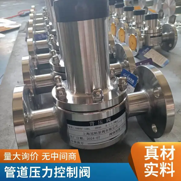 BYF-16RL DN150 不锈钢316L法兰式背压阀适合腐蚀性液体