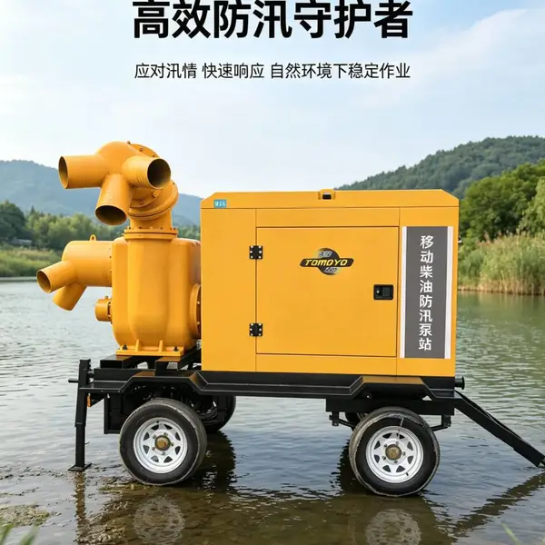 特大工矿基地积水柴油自吸泵2500立方大型水利基坑排水设备