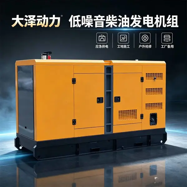 吕梁80KW柴油发电机静音发电机