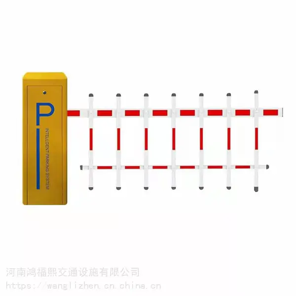 合肥鸿福熙小区道闸杆升降杆智能停车收费车牌识别系统道闸