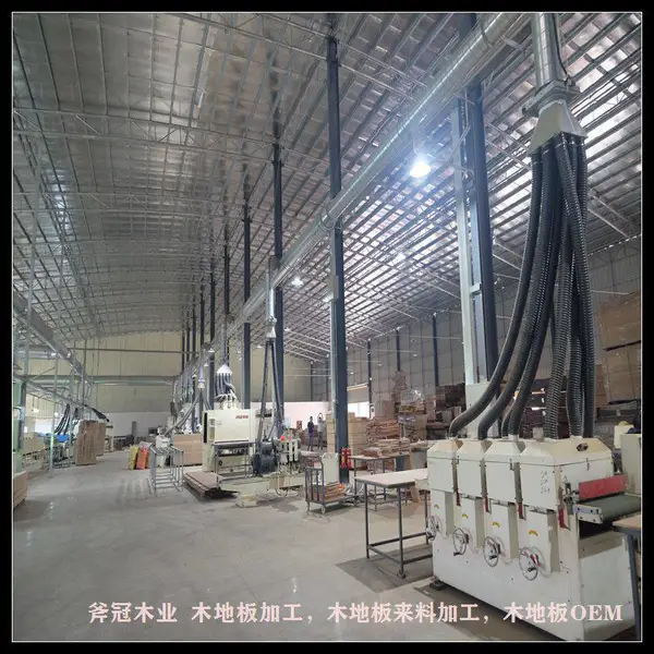 多层实木地板和强化复合地板贴牌生产厂斧冠木业优质服务柳桉木