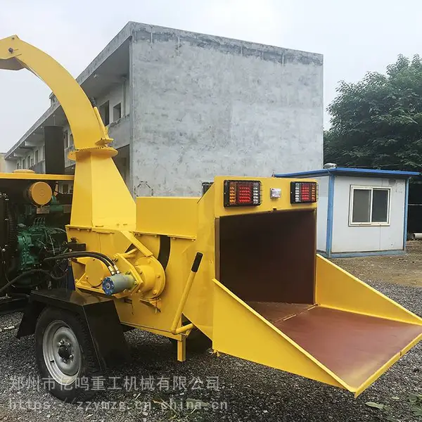 树枝粉碎后卖往哪里 亿鸣可移动树枝粉碎机