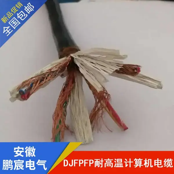 DJFP2F氟塑料耐高温计算机屏蔽电缆防腐DCS信号电缆