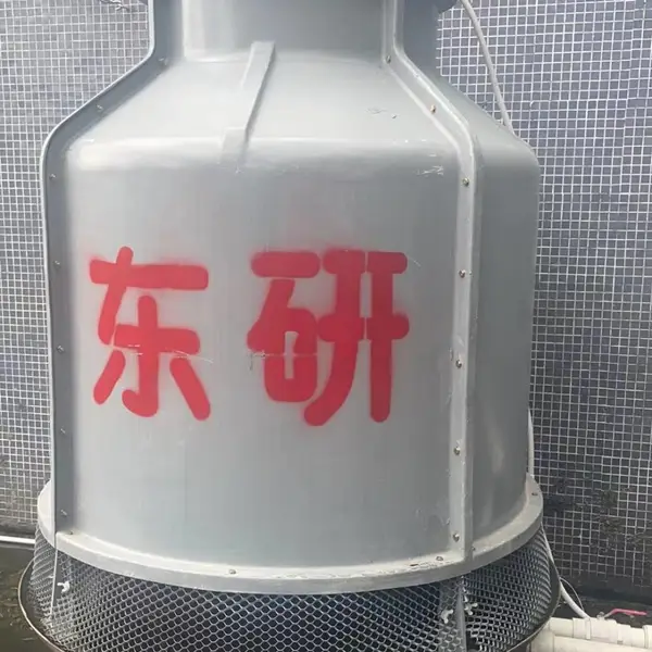 20吨圆形逆流冷却塔 玻璃钢材质 高效噪音低 品牌东研