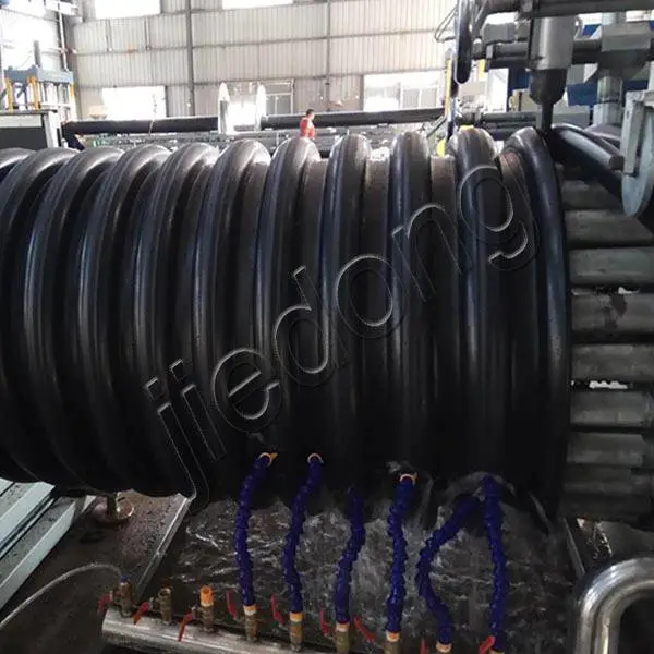 HDPE内肋增强螺旋波纹管设备 大口径内肋管生产线 300-2500mm