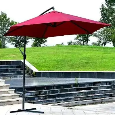 定制庭院伞【防风遮阳,户外大型落地庭院伞】夏季雨季庭院伞