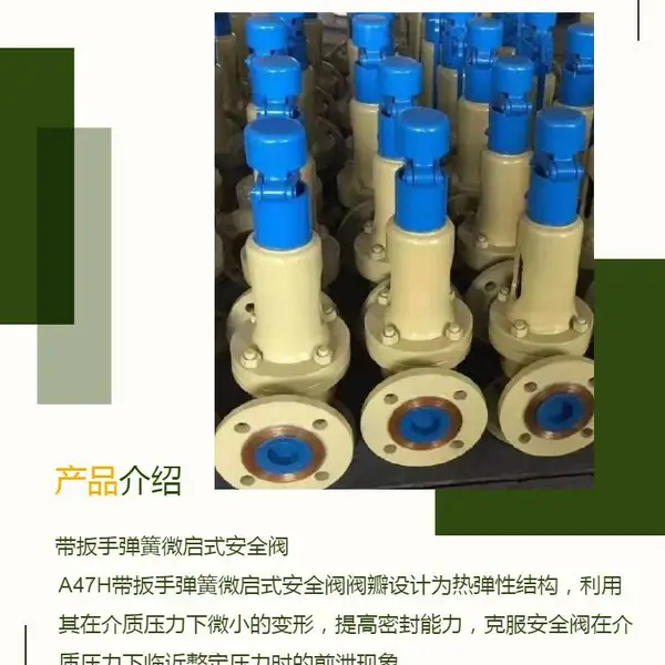 管道水泵泄压阀弹簧微启式法兰安全阀A47H-25C-DN150耐磨损