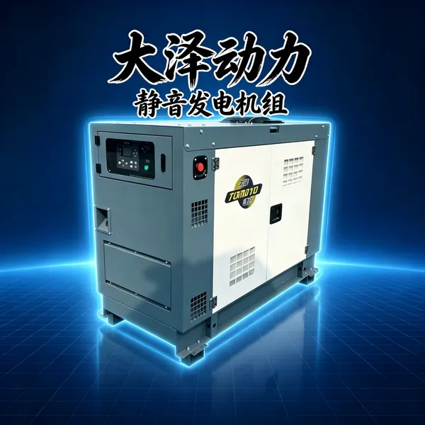 600KW静音箱式柴油发电机组全自动ATS集装箱式农场应急电源