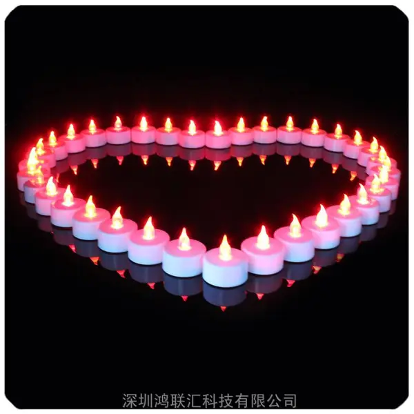 厂家直销LED仿真蜡烛 晚会婚礼装饰无烟蜡烛灯 电子茶蜡