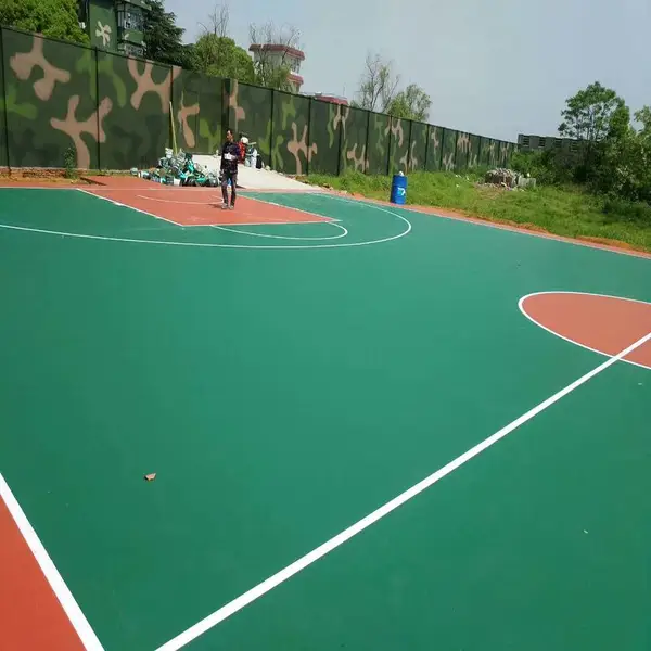 硅pu篮球场包工包料 篮球场灯杆施工价格