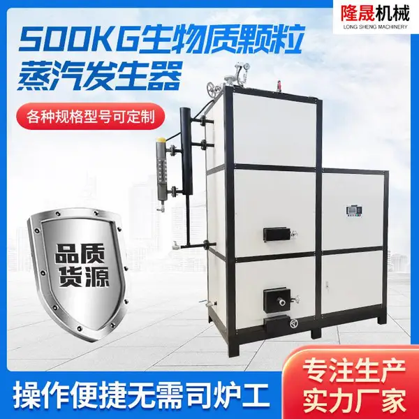 0.5吨生物质锅炉 免检蒸汽发生器 食品加工 全自动蒸汽机
