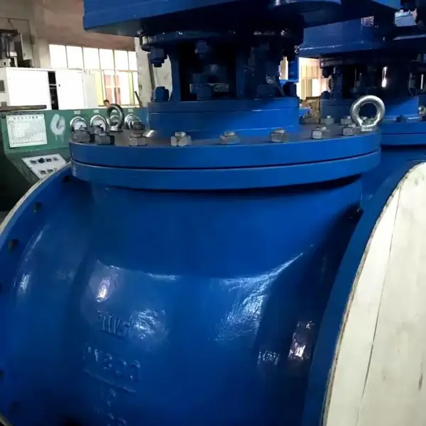 进口双偏心半球阀|污水专用球阀 PBQ340F-25/40C DN900达州市阀门维修加工
