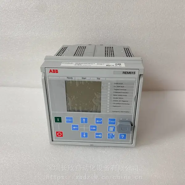ABB系列REM615E_1G电机保护装置PLC欧美应用DCS系统备件