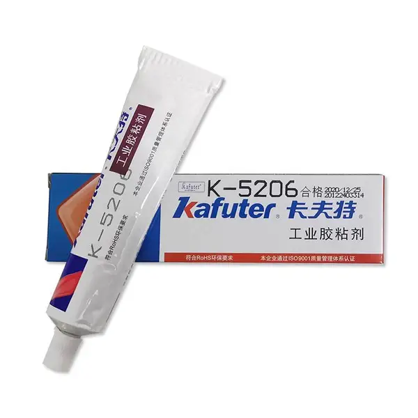 卡夫特密封胶K-5206 阻燃导热硅胶 电器电路板元器件散热粘接密封胶