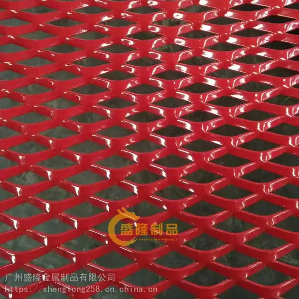 江门菱形钢板网 吊顶装饰钢板网 平台踏步钢板网