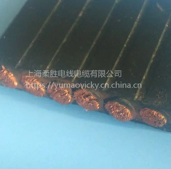 多芯扁电缆 电梯/电动伸缩门/行车起重机线定制 柔胜特种电线电缆