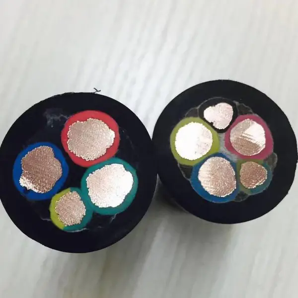 上海起帆牌(YC)橡套软电缆3*35+2*10 mm 额定电压450/750V,无氧铜杆