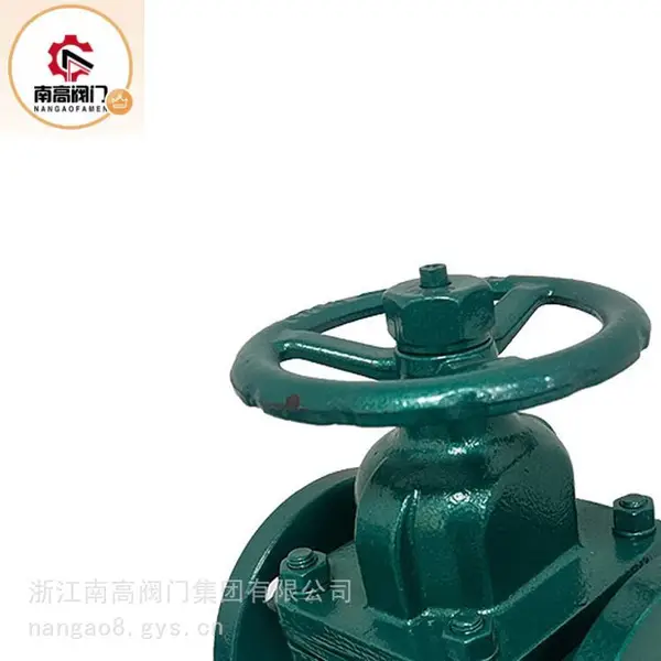 全衬胶手动三通隔膜阀 G49J-16C 南高阀门DN125不受介质腐蚀