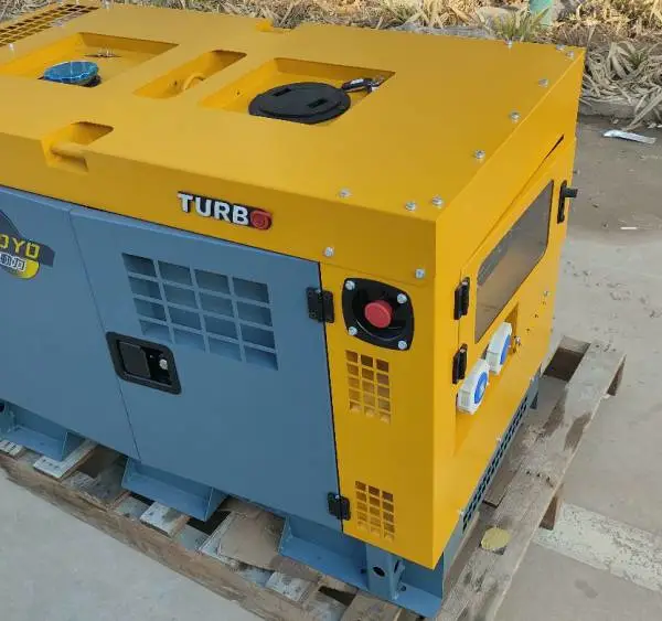 大泽动力15kw柴油发电机拖车防雨野外工程发电