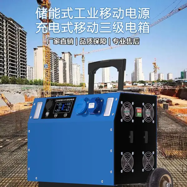 户外摆摊专用380V大容量储能电瓶 便携移动电源 工程应急房车大功率现货