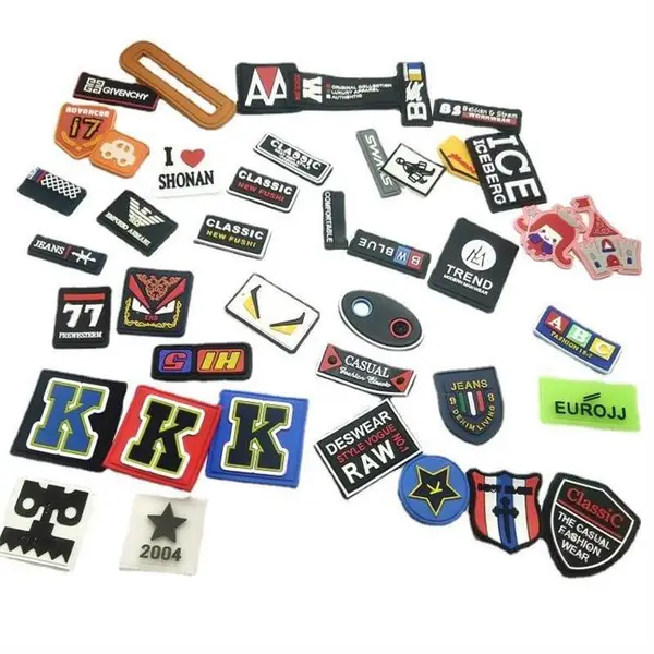 硅胶工厂定做硅胶章商标拉链头服装LOGO硅胶拉片