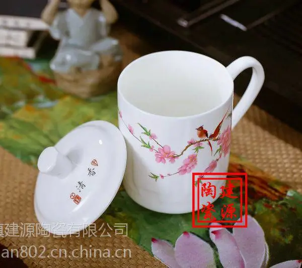 供应陶瓷纪念茶杯,办公礼品茶杯,陶瓷礼品水杯订做