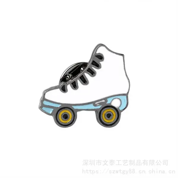 鞋子款式胸章定做 金属胸章定做价格 胸章定制厂家