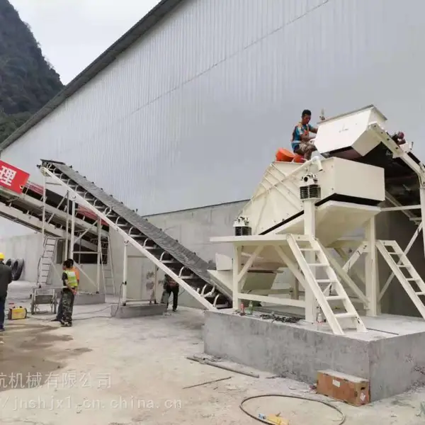 洗石机搅拌站 双螺旋洗矿机 杂石清洗机 在线水洗洗石机