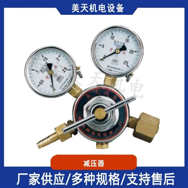 YQY 氧气减压器 减压阀 全铜 氧气瓶O2 压力表