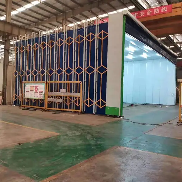南京移动伸缩房 喷漆伸缩喷漆房 重工机械移动房工厂销售