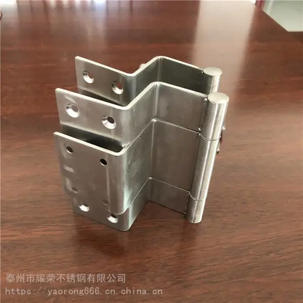 耀荣 承重型电动窗玻璃门折弯合页 铝合金框不锈钢铰链加工