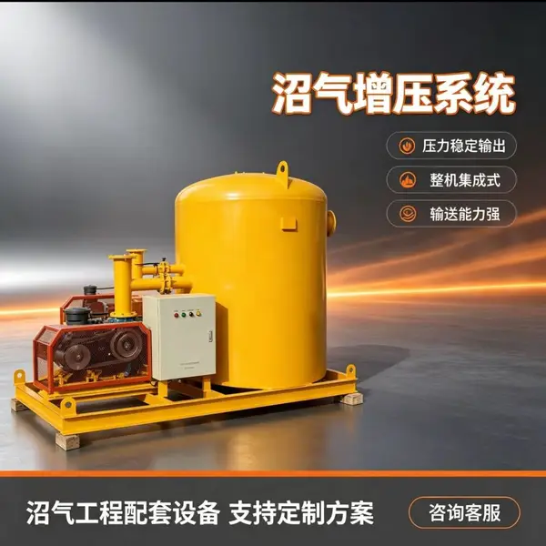 防爆罗茨风机 沼气增压鼓风机 污水处理曝气设备 自动化控制