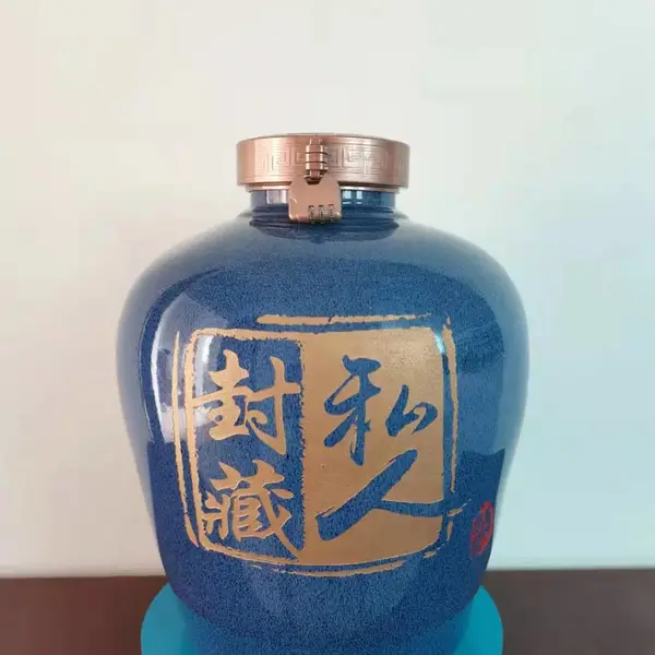 廊坊市大口加厚酒坛子 高粱酒储酒坛批发 50斤100斤陶瓷酒缸厂