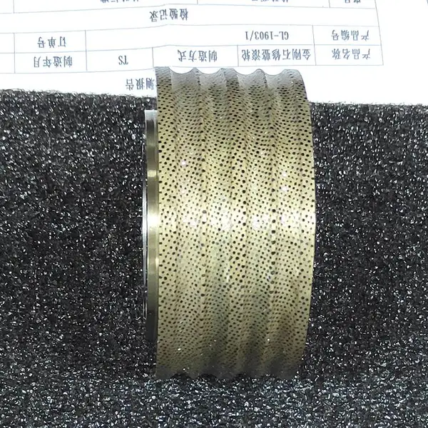 陶瓷结合剂砂轮修整滚轮 HNT烧结金刚石滚轮修整器 定制后期短