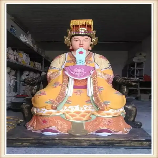正圆铸造铜雕妈祖娘娘厂家,王母娘娘铜神像厂家,***神像铜雕塑厂家