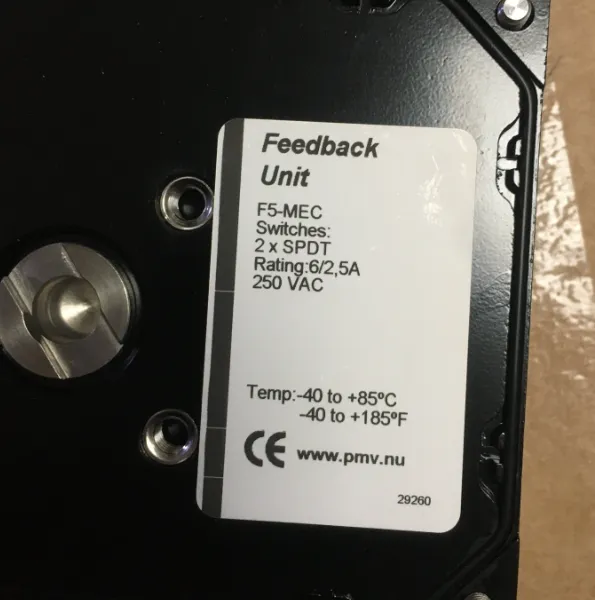 供应 PMV 阀门定位器 F5GU-MECXXX-00-Z