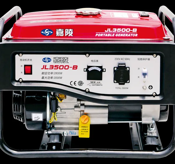 嘉陵2.8KW-3.0KW千瓦汽油发电机组JL3500-B小型220V单相电启动