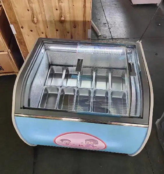 绿科豪华新款冰激凌柜移动冰柜