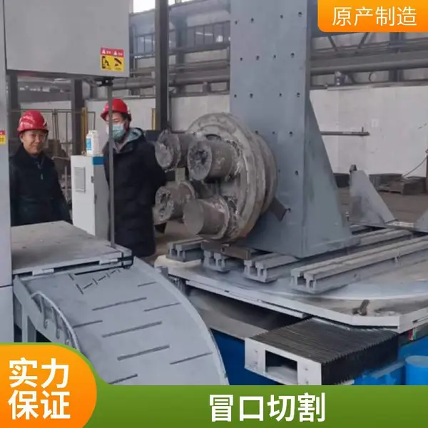 立式带锯床 铜铸件冒口锯切专机 CNC数控 铸件冒口切割机