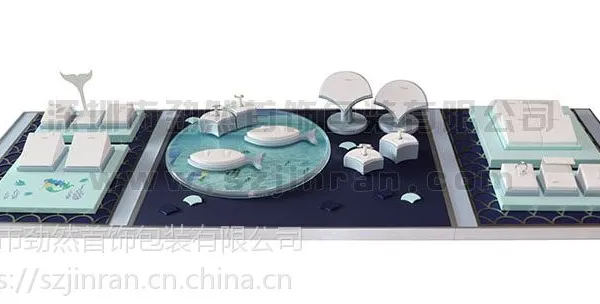高档珠宝展示主题道具---美人鱼主题