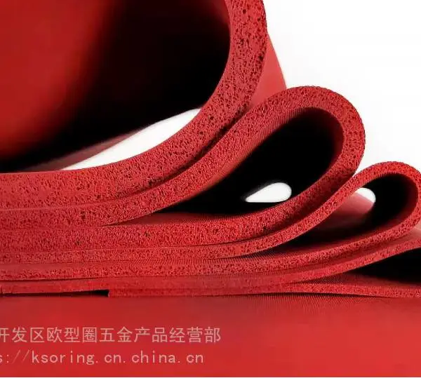 硅胶发泡板耐高温防腐蚀发泡硅胶海绵板硅胶软板多种规格供应
