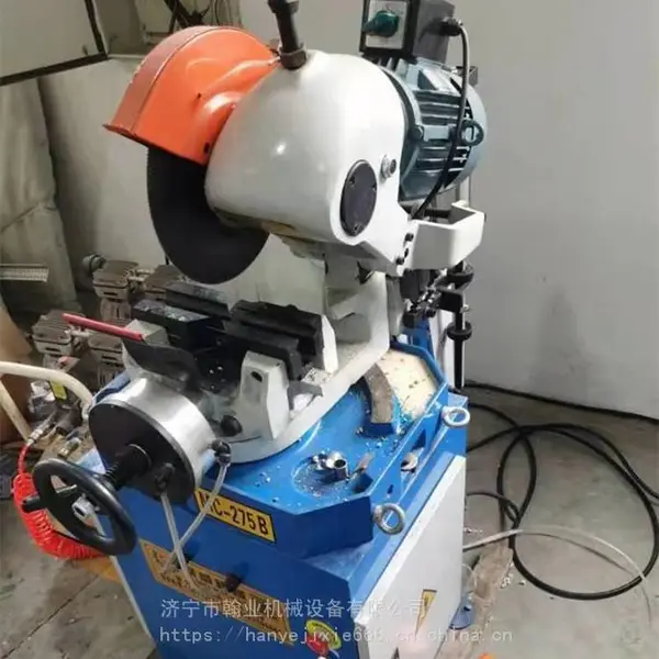 切管机不锈钢管多功能45度切角机 无毛刺金属圆锯小型手动水切割机