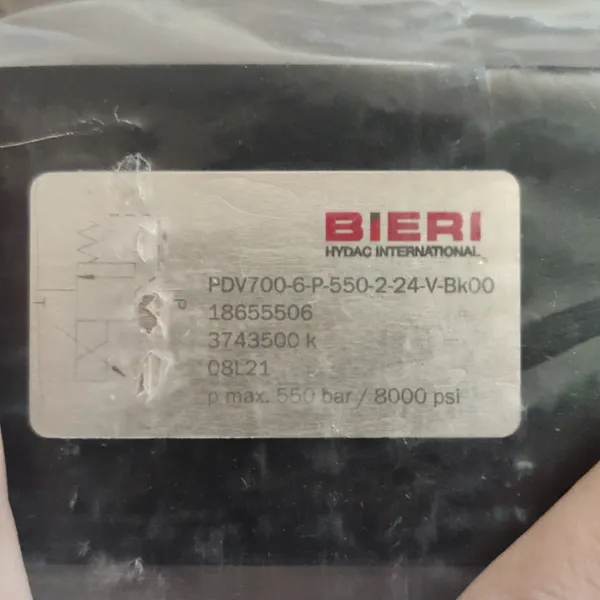 优势供应BIERI 比例阀 PDV700-6-P-550-2-24-V-B*00 3743500