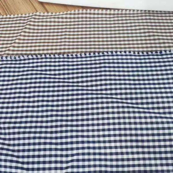 纯涤T 75D*75D 长丝格子布