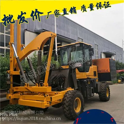 波形护栏打桩机 盐城恒旺波形护栏打桩机厂家