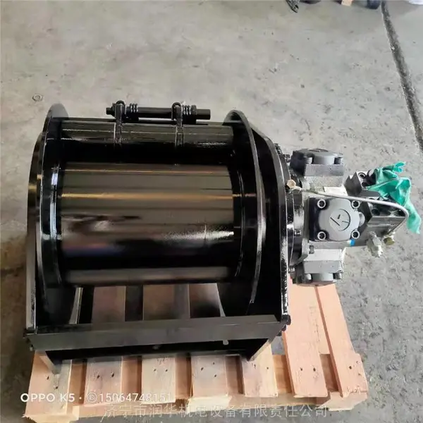 5台 挖机拉树加装3吨卷扬机 容绳200米