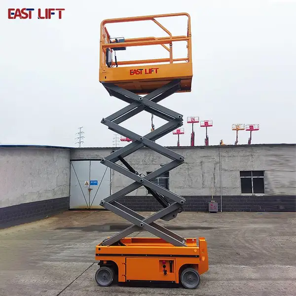 高空作业大柴油剪叉车型号为XSES10RT 双重安全保障