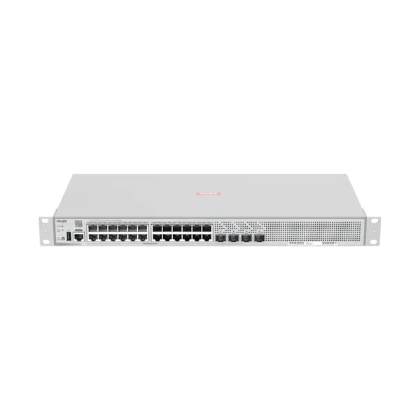锐捷RG-IF2920-24GT4MS-P 24口千兆POE以太彩光网络交换机