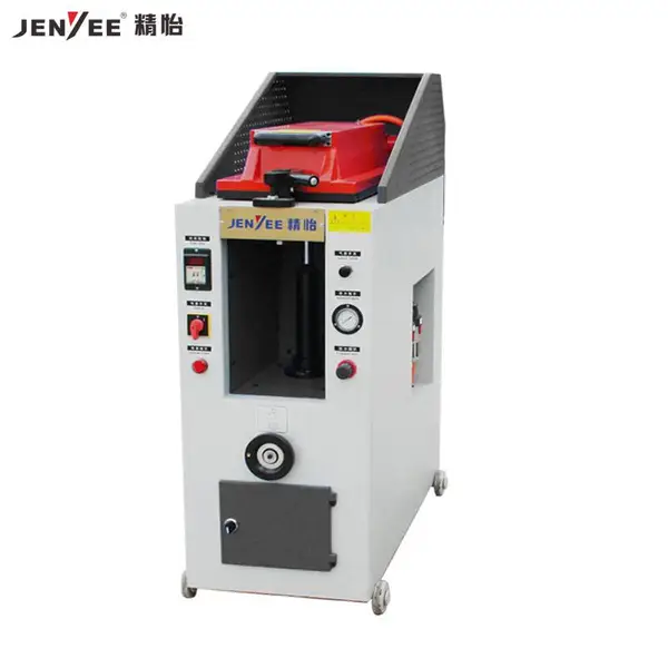 单头盖式压合机 精怡制鞋机械设备 单工位倒压机 气压机 气动盖式压底机维修 操作说明如何选购